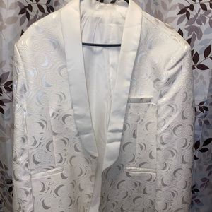 White pearl suite jacket